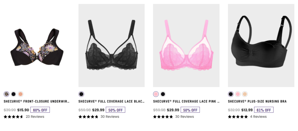 Plus-Size Bras