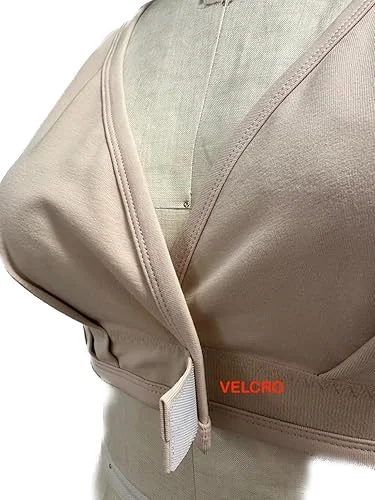 Adaptive Bra with Easy-On Velcro Closure by Alessandra B