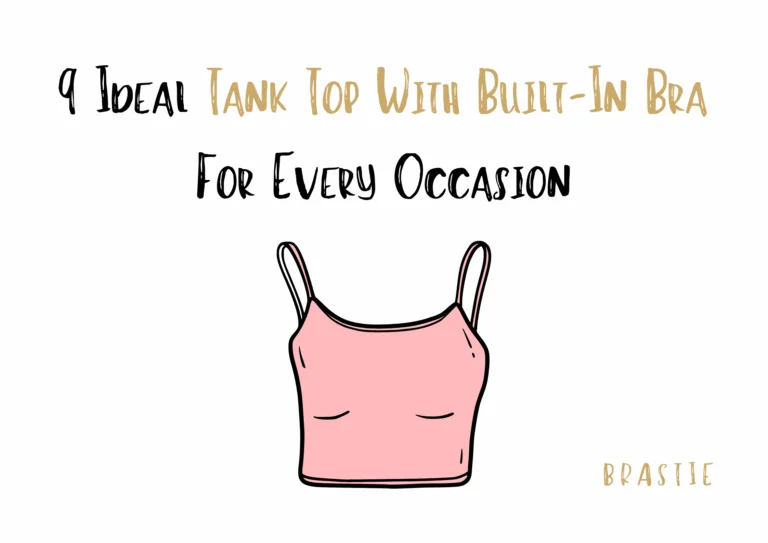 Tank Top With Built In Bra