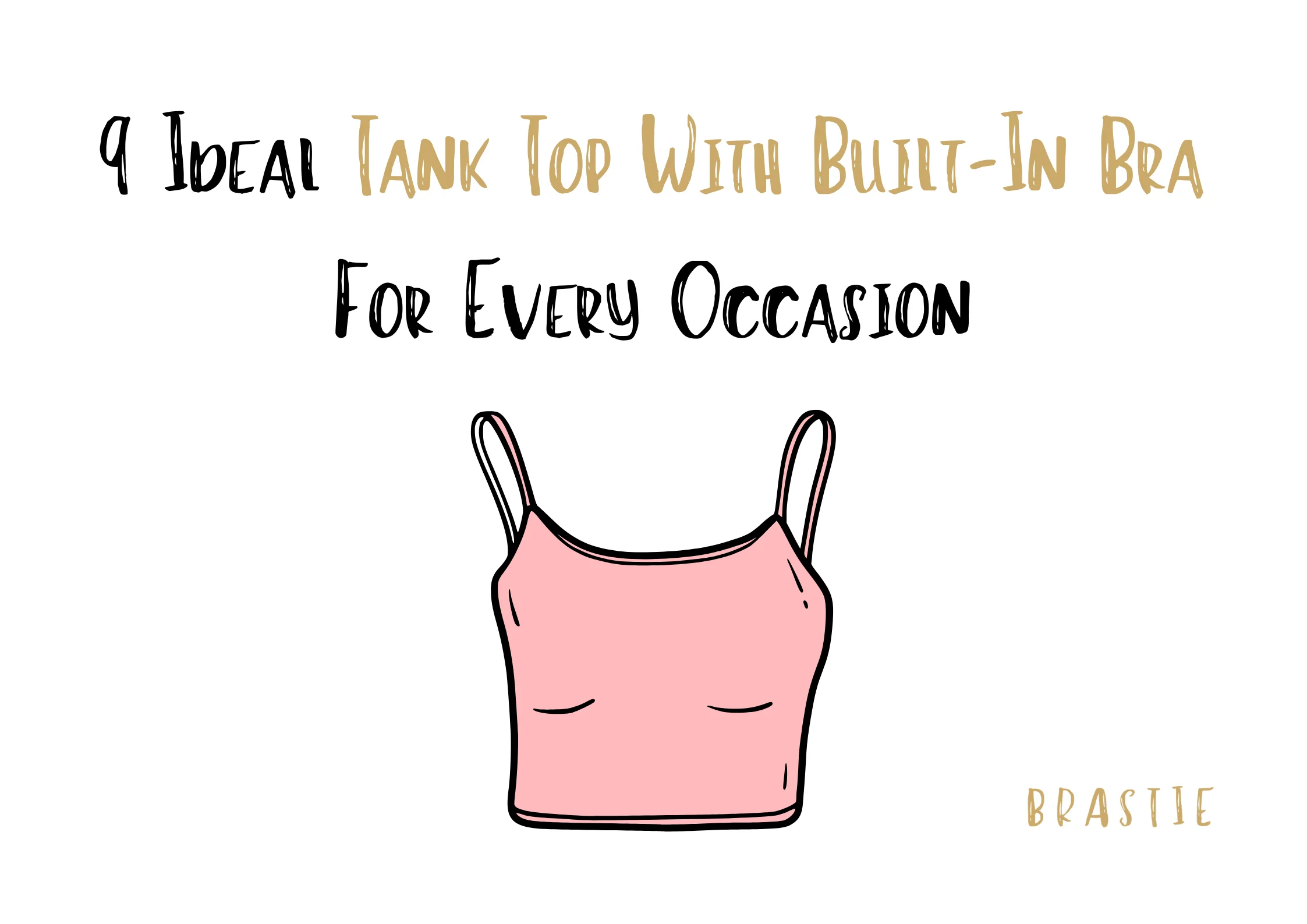 Tank Top With Built In Bra