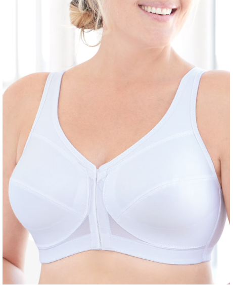 Posture Support Wire-Free Bra with Front Closure