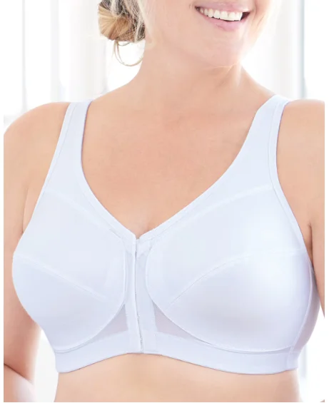 Posture Support Wire-Free Bra with Front Closure